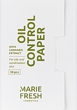 Парфумерія, косметика Матувальні серветки - Marie Fresh Cosmetics Oil Control Paper