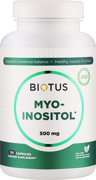 Диетическая добавка "Мио-инозитол", 500 мг - Biotus Myo-Inositol  — фото N3