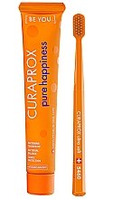 Духи, Парфюмерия, косметика Набор - Curaprox Be You Pure Happiness (toothpaste/90 ml + toothbrush)