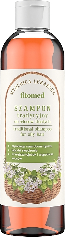 Шампунь для жирных волос традиционный - Fitomed Herbal Shampoo For Oily Hair — фото N1