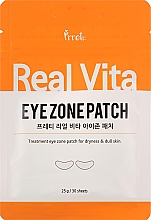 Парфумерія, косметика Гідрогелеві патчі для очей з вітаміном С - Prreti Real Vita Eye Zone Patch