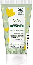 Духи, Парфюмерия, косметика Увлажняющий детский крем с календулой - Klorane Bebe Organic Calendula Moisturising Cream