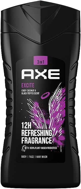 Гель для душа "Эксайт" - Axe Revitalizing Shower Gel Excite — фото N1