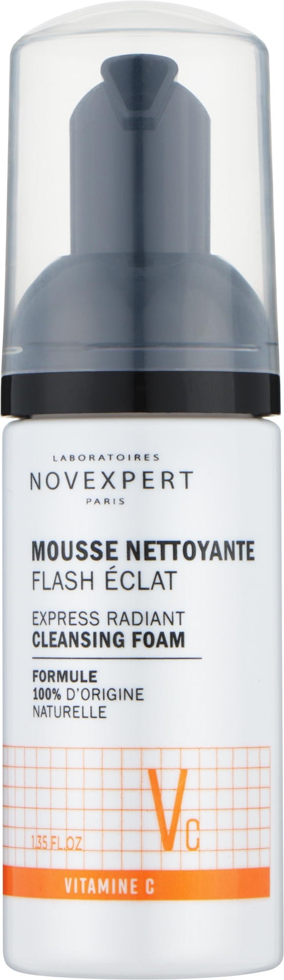 Пенка очищающая для сияния кожи лица - Novexpert Vitamin C Express Radiant Cleansing Foam — фото 40ml