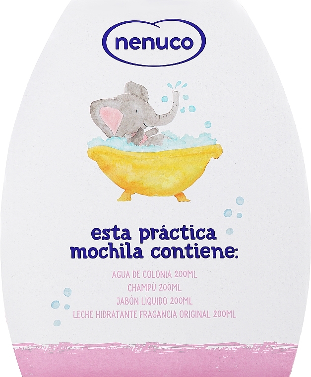 Nenuco Agua De Colonia - Набор (odc/200ml + soap/200ml + shampoo/200 + b/milk/200ml + bag) — фото N1