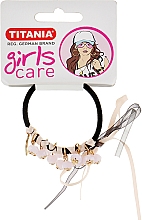 Резинка для волос "Листочек и шарики" - Titania Girls Care 8167 — фото N1