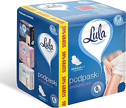 Гігієнічні прокладки антисептичні, 12 шт. - Lula — фото N1
