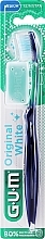 Зубная щетка, средняя, синяя - G.U.M OriginalWhite Toothbrush Medium — фото N1
