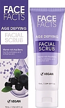 Антивіковий скраб для шкіри обличчя - Face Facts Age Defying Facial Scrub — фото N2