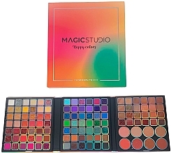 Палетка для макіяжу - Magic Studio Happy Colors Eye And Face Shadow Palette — фото N1