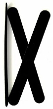 Пилочка для ногтей тонкая, черная, 18 см - Disna Pharma — фото N1