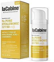 Парфумерія, косметика Крем-флюїд для обличчя з гіалуроновою кислотою - La Cabine 5X Pure Hyaluronic Facial Fluid Cream SPF50