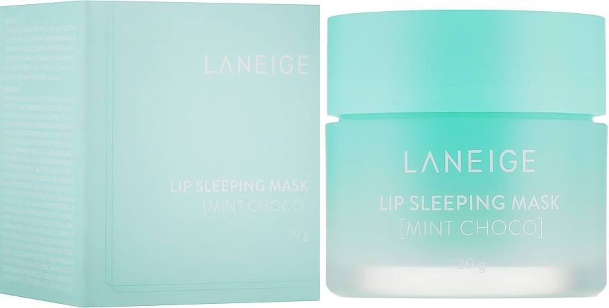 УЦІНКА Нічна відновлювальна маска для губ - Laneige Lip Sleeping Mask Mint Choco * — фото N1