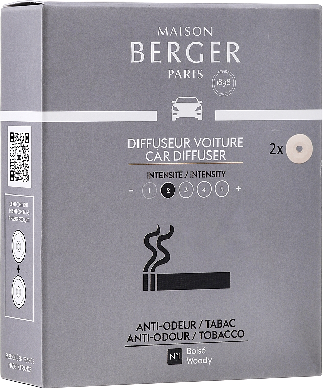 Maison Berger Tobacco - Набор (cer/tabl/2pcs) — фото N1