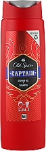 Гель-шампунь для душа - Old Spice Captain Shower Gel + Shampoo — фото N13