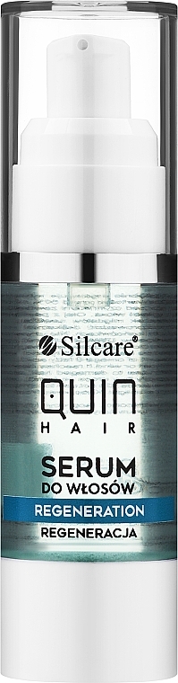Сыворотка для волос восстанавливающая - Silcare Quin Serum Regeneration — фото N1