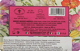 Мыло натуральное "Фрезия" - Saponificio Artigianale Fiorentino Masaccio Freesia Soap — фото N2