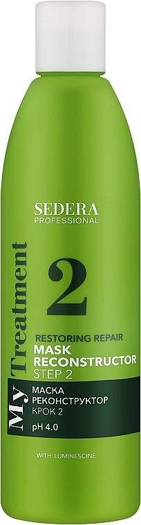 Маска для реконструкции волос (шаг 2) - Sedera Professional My Treatment Restoring Repair Step 2 Mask — фото N1