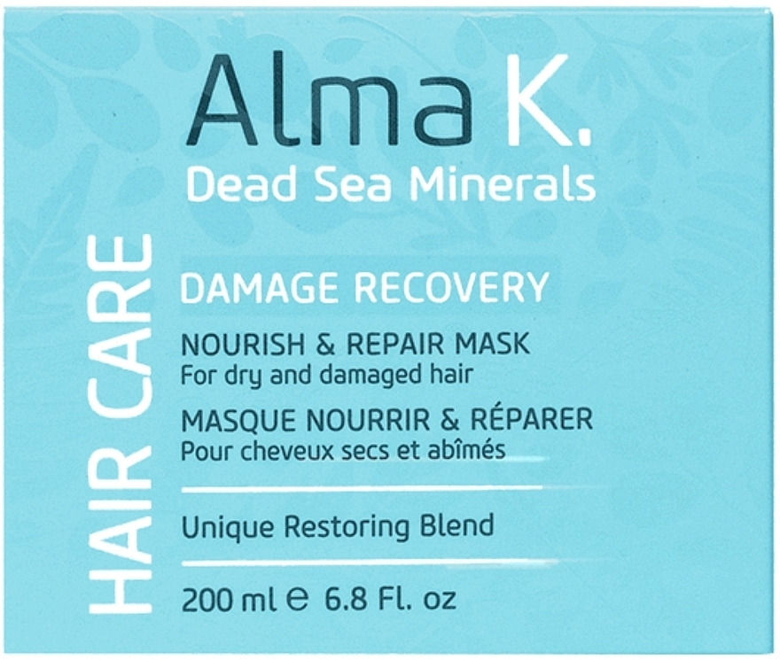 Маска для живлення та відновлення волосся - Alma K. Damage Recovery Nourish & Repair Mask — фото N2