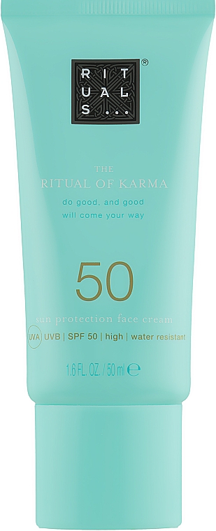 Солнцезащитный увлажняющий крем для лица - Rituals The Ritual of Karma Sun Protection Face Cream SPF50 — фото N1