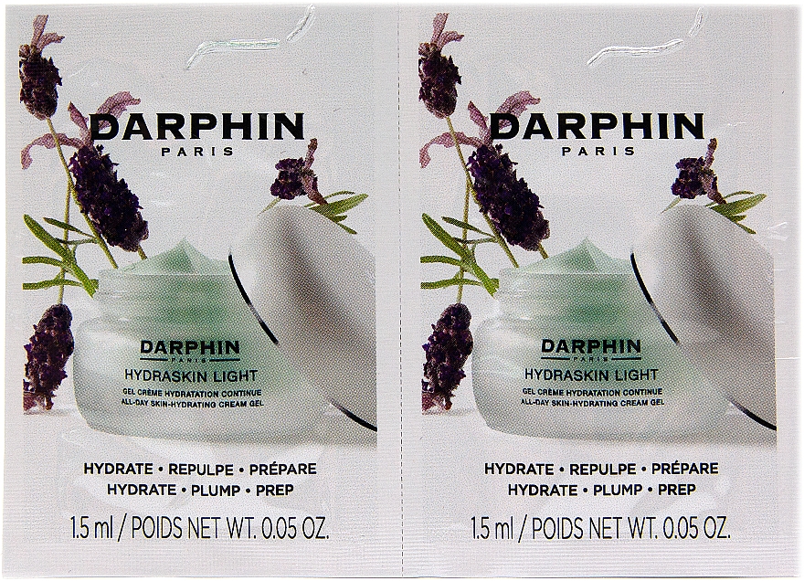 ПОДАРУНОК! Набір пробників - Darphin Hydraskin Light (cr/gel/2x1.5ml) — фото N1