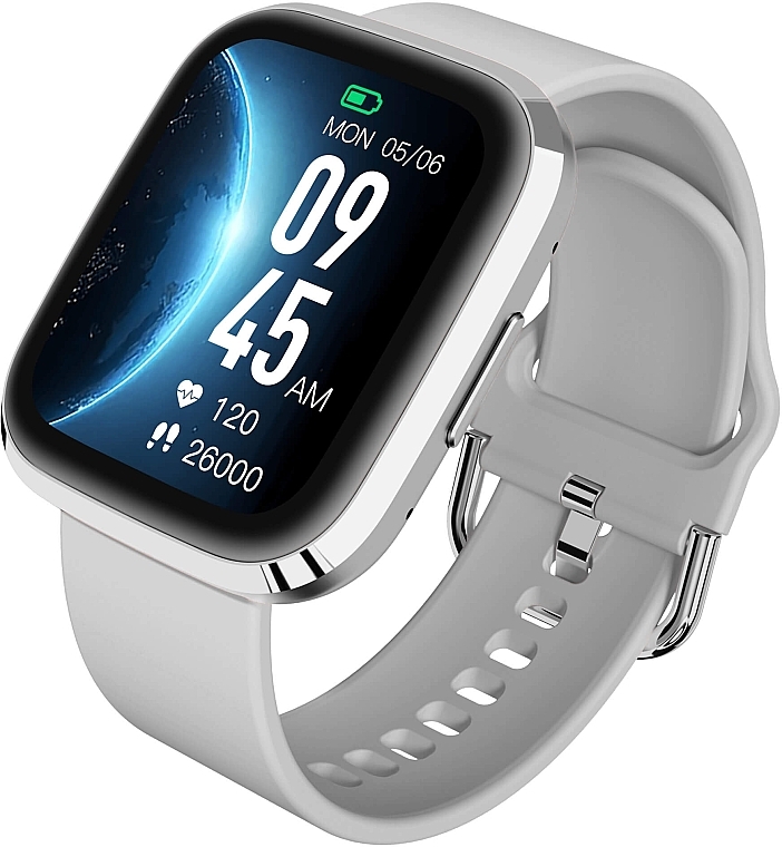 Смарт-часы, серебристые - Garett Smartwatch GRC STYLE Silver — фото N4