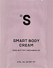 Парфумерія, косметика Крем для тіла з олією макадамії - Sister's Aroma Smart Body Cream (пробник)
