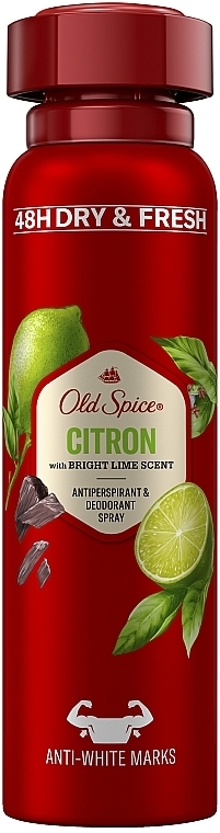 Аерозольний дезодорант - Old Spice Citron Dezodorant Spray — фото N4
