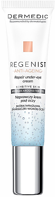 Восстанавливающий крем для кожи вокруг глаз - Dermedic Regenist Anti-Ageing Repair Under-Eye Cream — фото N1