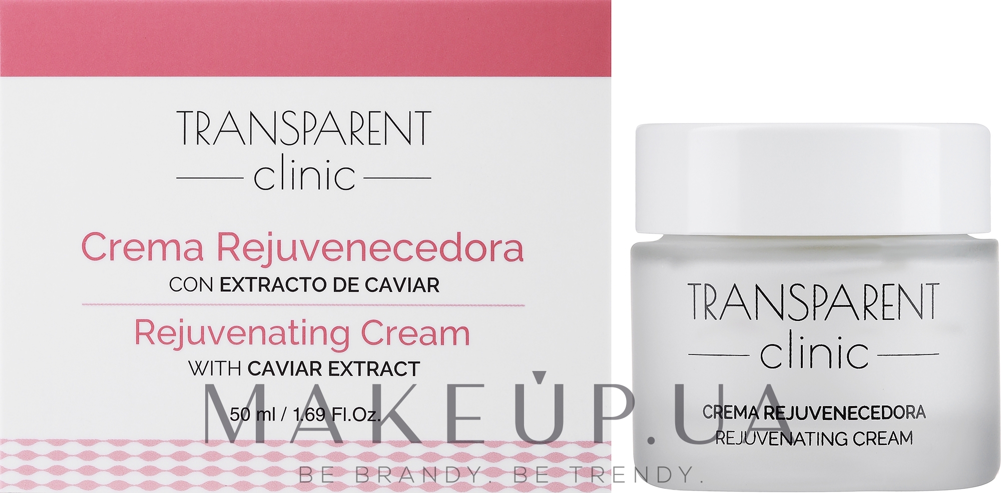 Омолаживающий крем для лица с экстрактом икры - Transparent Clinic Crema Rejuvenecedora  — фото 50ml