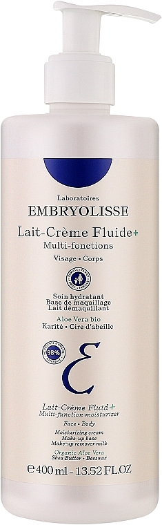 Увлажняющее молочко-крем для тела - Embryolisse Laboratories Lait-Creme Fluide+ — фото N1