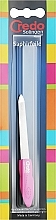 Духи, Парфюмерия, косметика Сапфировая пилка двухсторонняя 13см, розовая - Credo Solingen Pop Art