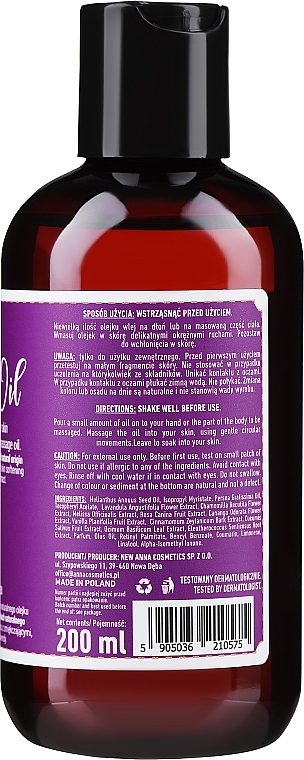 Массажное масло с экстрактом лаванды - Eco U Lavender Massage Oil — фото N2