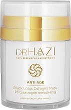 Маска для лица "Black Lotus" - Dr.Hazi Anti Age Collagen Mask — фото N1