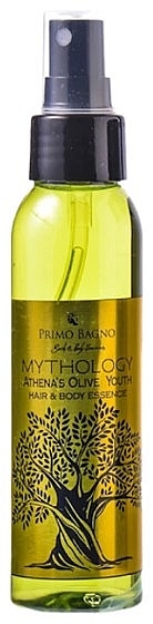 Спрей для тіла та волосся "Міфологія. Оливкова молодість Афіни" - Primo Bagno Mythology Athena's Olive Youth Hair & Body Essence — фото N1