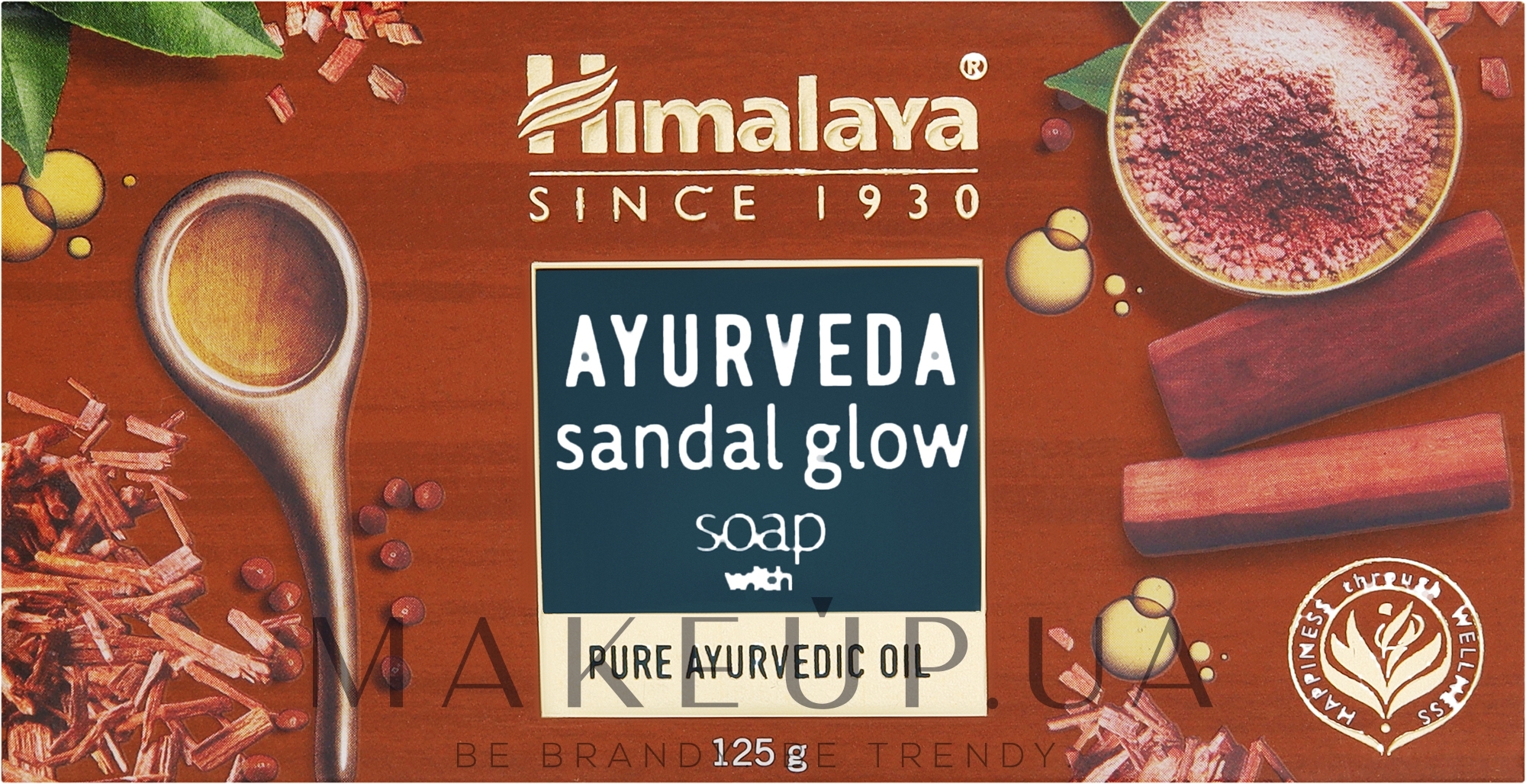 Аюрведическое мыло - Himalaya Herbals Ayurveda Sandal Glow Soap — фото 125g