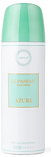 Armaf Le Parfait Pour Femme Azure - Парфюмированный дезодорант-спрей для тела — фото N1