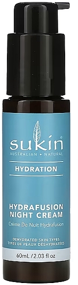 Зволожувальний нічний крем для обличчя - Sukin Hydrafusion Night Cream — фото N1