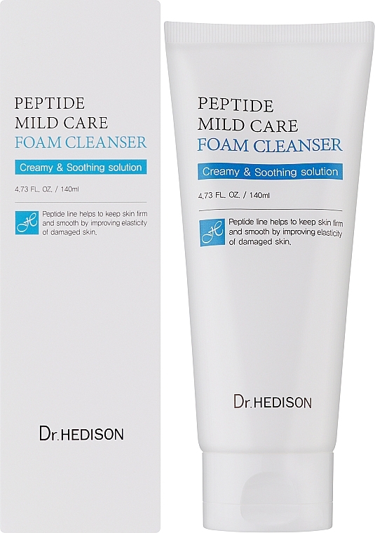 Мягкая очищающая пенка с пептидами для лица - Dr.Hedison Peptide Mild Care Foam Cleanser — фото N2
