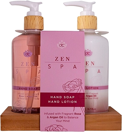 Набор - Accentra Zen Spa Hand Care Gift Set (h/soap/290ml + h/lot/290ml) — фото N1