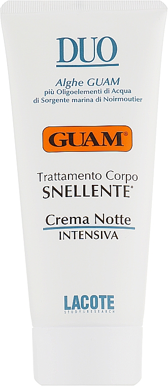 Ночной крем для тела "Стройный силуэт" - Guam Duo Reshaping Body Trearment Night Cream