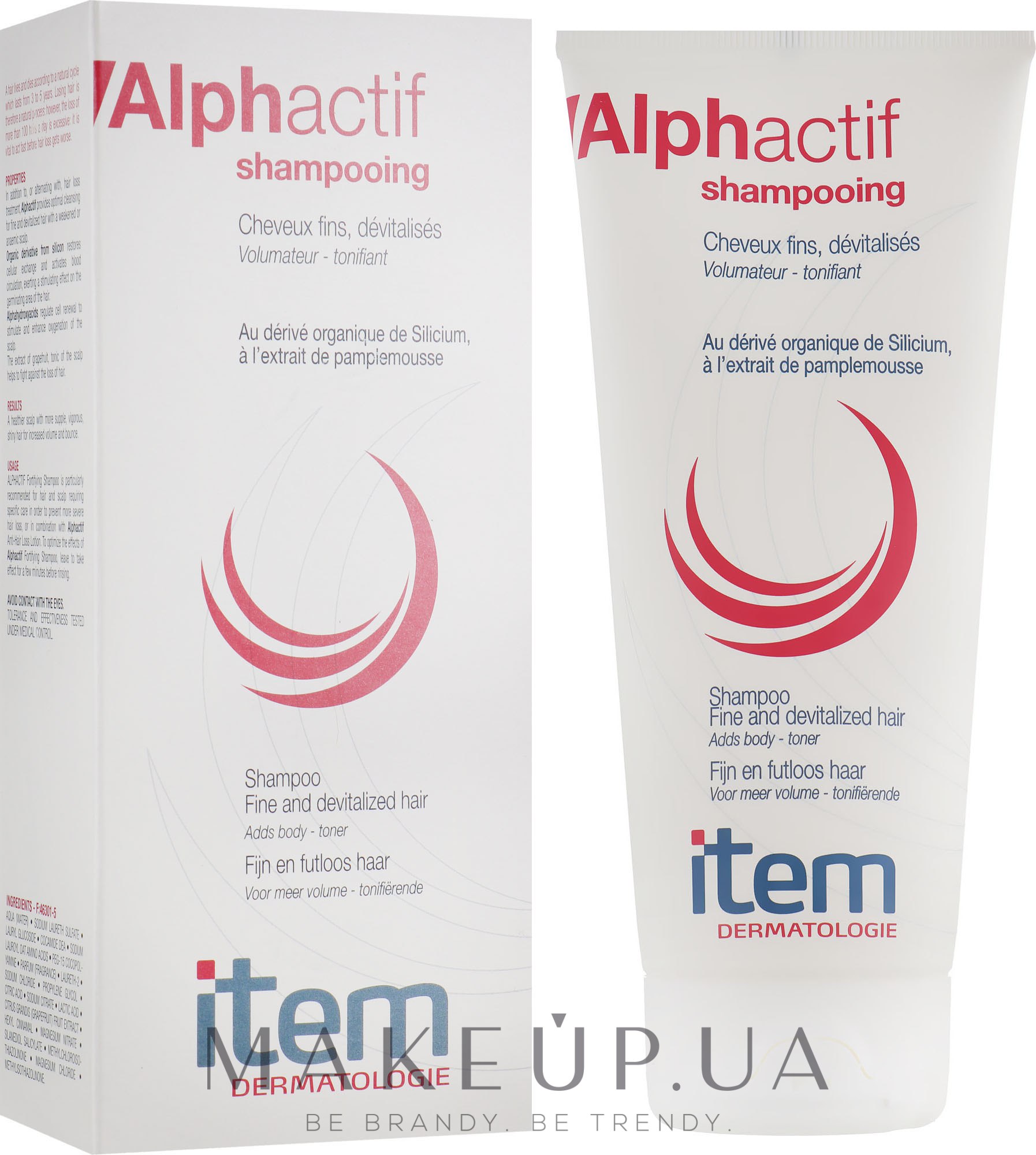 Шампунь для тонких и безжизненных волос - Item Alphactif Shampooing for Fine & Devitalized Hair — фото 200ml
