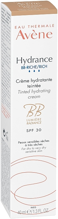 BB-крем - Avene Hydrance BB-Rich Tinted Hydrating Cream SPF30 — фото N3
