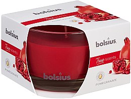 Ароматическая свеча в стакане "Гранат", 63/90 мм - Bolsius True Scents Candle — фото N1