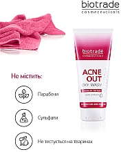 Гель "Кислородное умывание" для жирной и проблемной кожи - Biotrade Acne Out Oxy Wash Cleansing Gel For Face (мини) — фото N10