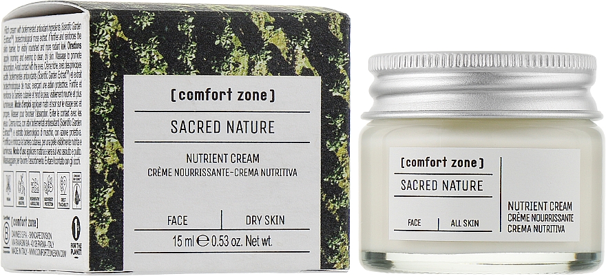 Питательный крем для лица - Comfort Zone Sacred Nature Nutrient Cream (мини) — фото N2