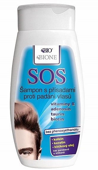 Шампунь против выпадения волос - Bione Cosmetics SOS Anti Hair Loss Shampoo — фото N1