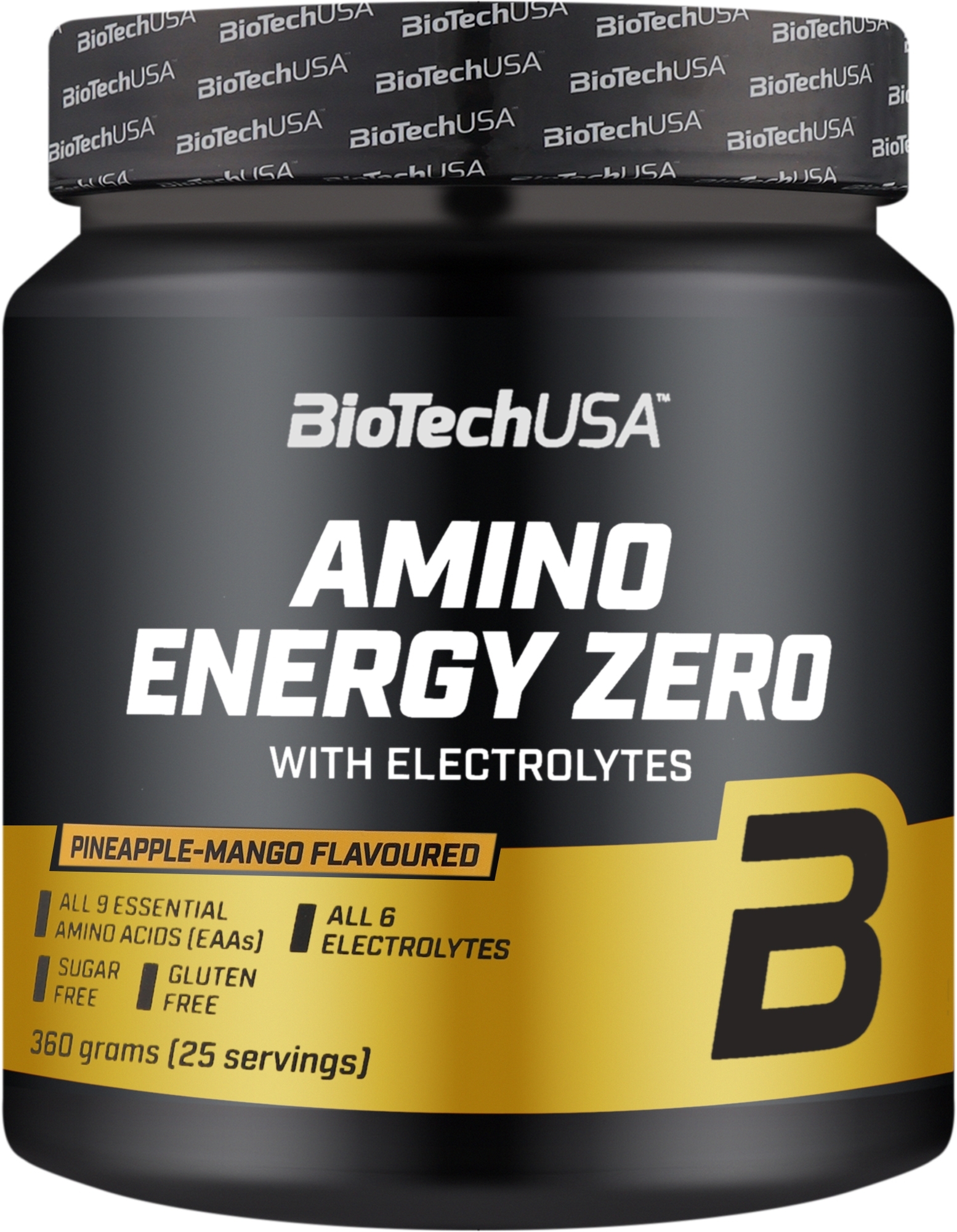 Аминокислоты "Ананас и манго" - BioTechUSA Amino Energy Zero With Electrolytes Pineapple Mango — фото 360g