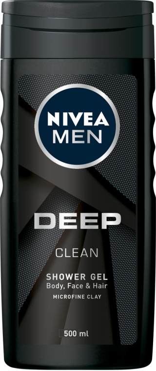 Гель для душу  - NIVEA MEN Deep Clean Shower Gel — фото N2
