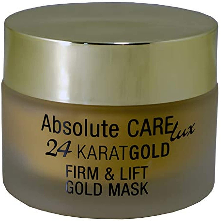 24-каратная маска для лица - Absolute Care Lux 24 Karat Gold Firm & Lift Gold Mask — фото N3
